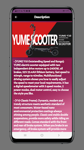 yume scooter guide