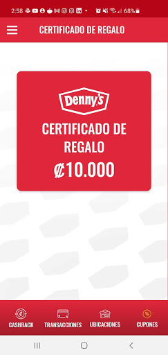Dennys Costa Rica Screen 3