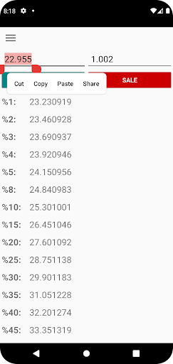 Coin Calc Screen 3
