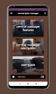 cervical spine massager guide