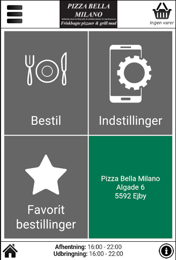 Android application Bella Milano Ejby screenshort