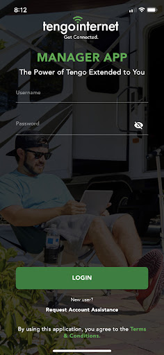 Android application TengoInternet Network Manager screenshort