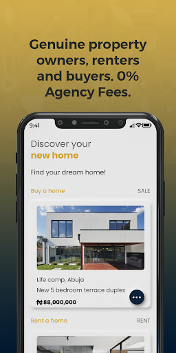 Android application Krib - Property without agents screenshort