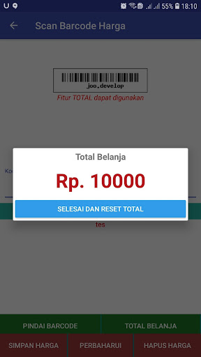 Barcode Harga Screen 3