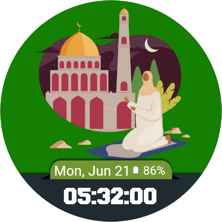 Kaba Girl Animated Watch Face Screen 3