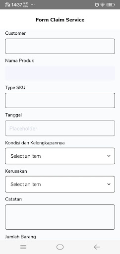 CSI Service System Screen 3