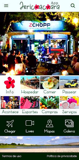 Jericoacoara App Screen 2