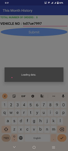 Vehicle Booking History Lite Screen 3