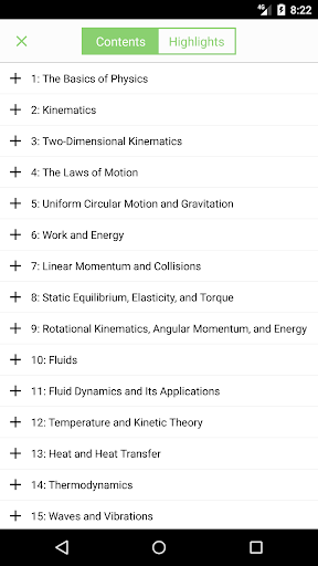 Learn Physics Screen 2