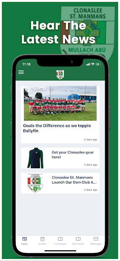 Clonaslee St. Manmans GAA Screen 2