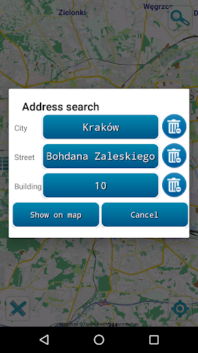 Map of Krakow offline Screen 3
