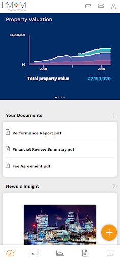 PM+M Financial Planning Screen 3