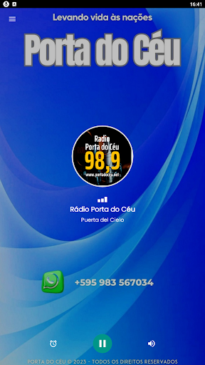 Android application Rádio Porta do Céu screenshort