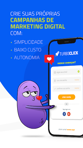 Android application TurboClick screenshort