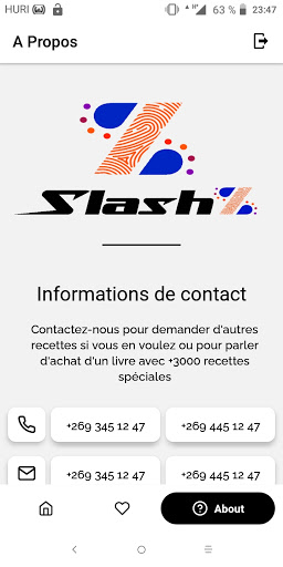 Android application Upisi screenshort