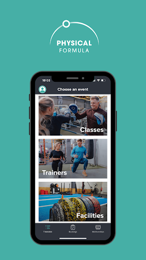 Android application Physical Formula Fitness screenshort