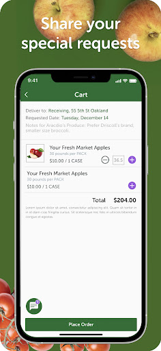 Saad Produce Ordering