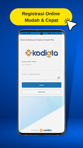 Android application kodigta screenshort