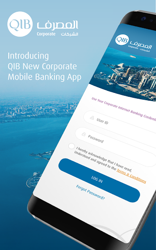 Android application QIB Corporate screenshort