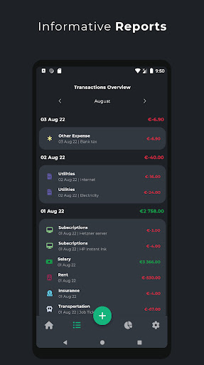 Budgetaro - Expense Tracker Screen 2