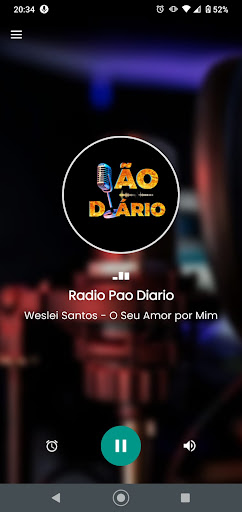 Android application Rádio Pão Diário screenshort