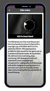 VD3 Pro Smart Watch Guide