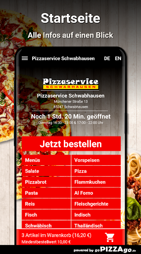Pizzaservice Schwabhausen Schw Screen 2