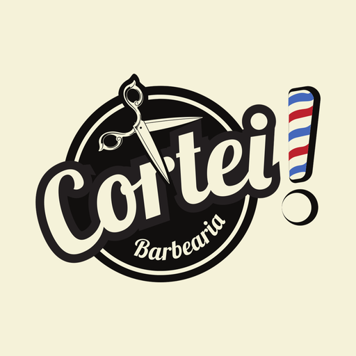 Cortei! Barbearia logo