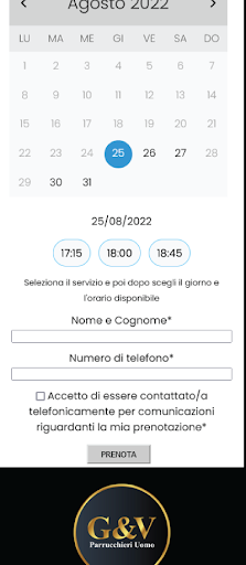 G&V parrucchieri uomo Screen 3