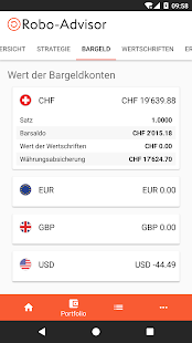 Swissquote Robo-Advisor Screenshot