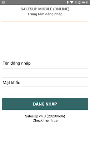 Android application SalesUp DTL QL screenshort