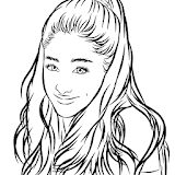 How to Draw Ariana Grande icon