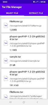 Tar File Extractor & Opener screenshot 1