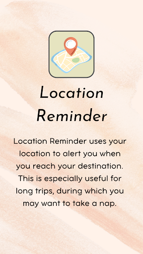 Android application Location Reminder - GPS Alarm screenshort