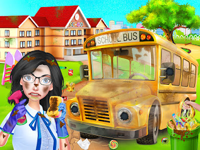 Captura 17 School Cleanup - Cleaning Game android