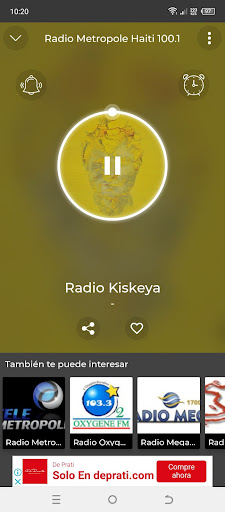 Radio Metropole Haiti 100.1 Screen 2