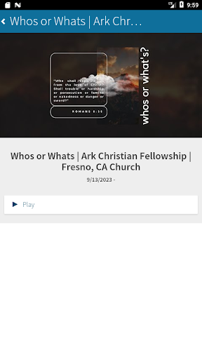 Ark Christian Fellowship Screen 3