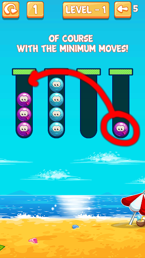 Emoji Sort Color Puzzle Game