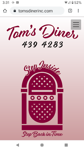 Toms Diner Screen 3