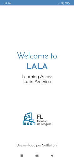 Android application LALA: Learn Spanish! FL-UNC screenshort