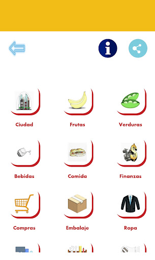 Android application Speaking Spanish Language screenshort