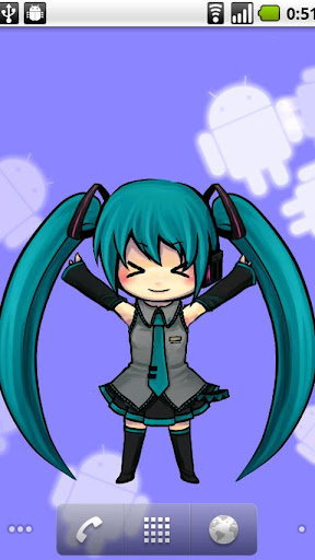 Android application MikuLiveWallpaper screenshort