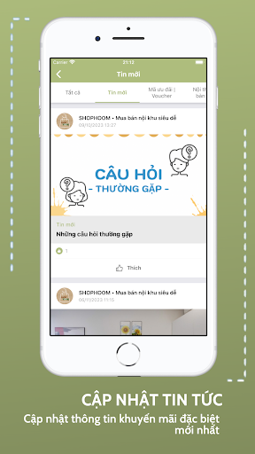 SHOPHOOM - Đặt hàng nội khu Screen 2
