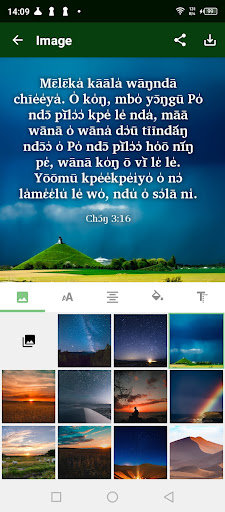 Android application Kisi Bible a English français screenshort