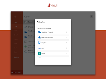 Microsoft PowerPoint Capture d’écran
