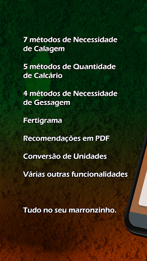 Android application Calagem App screenshort