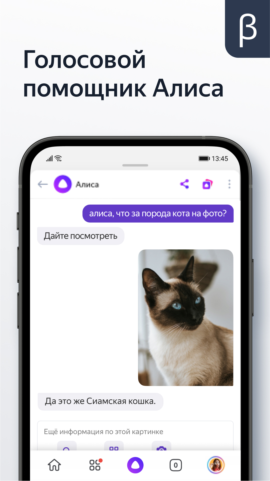 Android application Яндекс (бета) screenshort
