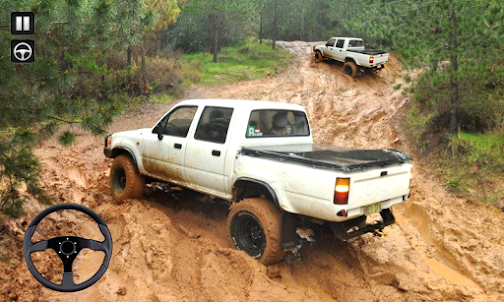 US Pickup Truck Offroad Driver