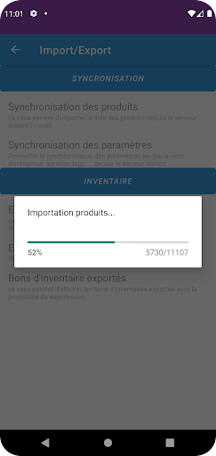 Safe inventaire Screen 2