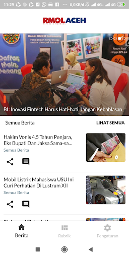 Android application RMOL ACEH - Aceh Terkini screenshort